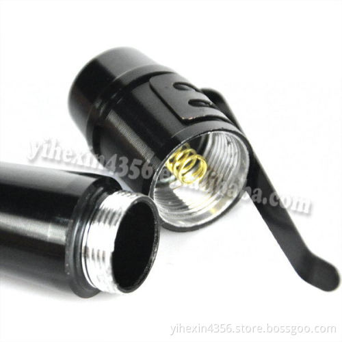 Newest Boruit EFL0849 Aluminium Alloy UV Purple Light 395 nm Led Pocket Pen Light Flashlight Torch